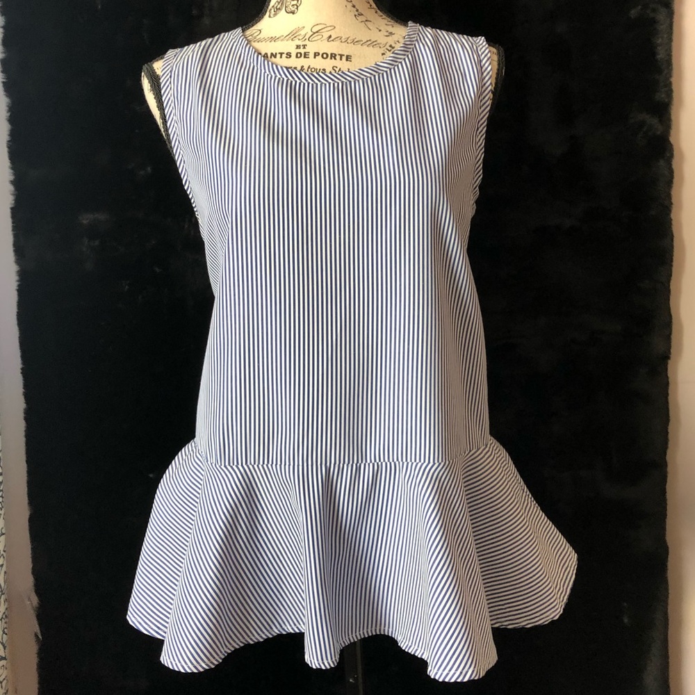 English Factory Peplum Tank